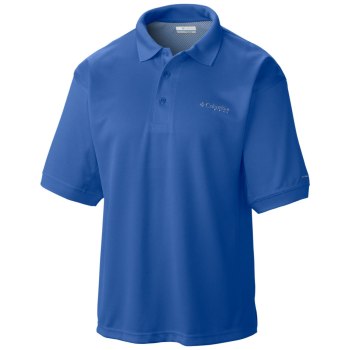 Columbia Polo Heren, PFG Perfect Cast Big Blauw, 96DPGAIRH